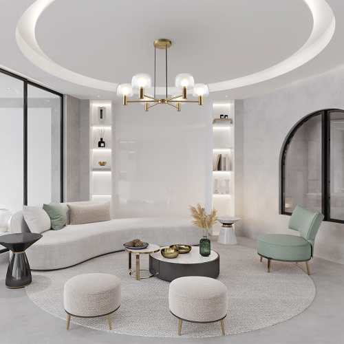 Подвесная люстра Maytoni Vision MOD411PL-06G изображение в интернет-магазине Cramer Light фото 7