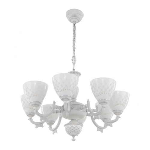 Подвесная люстра Arte Milano 343837/8 WT+SL изображение в интернет-магазине Cramer Light фото 5