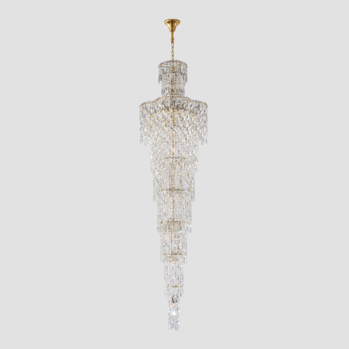Каскадная люстра Crystal Lux ABRIL SP28 GOLD изображение в интернет-магазине Cramer Light фото 8