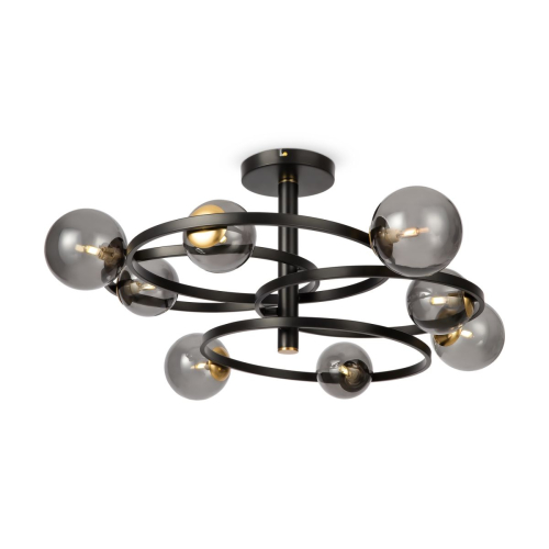 Люстра на штанге Freya Curl FR5238CL-08B изображение в интернет-магазине Cramer Light