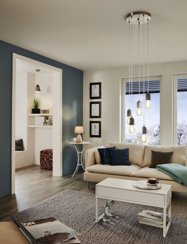 Подвесная люстра Eglo Silvares 95524 изображение в интернет-магазине Cramer Light фото 2