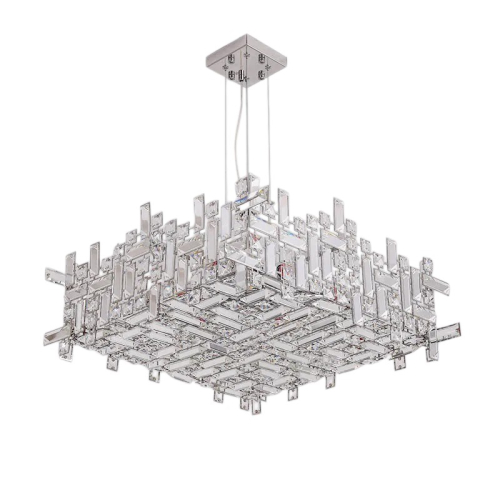 Подвесная люстра Delight Collection P7838-W60 chrome изображение в интернет-магазине Cramer Light