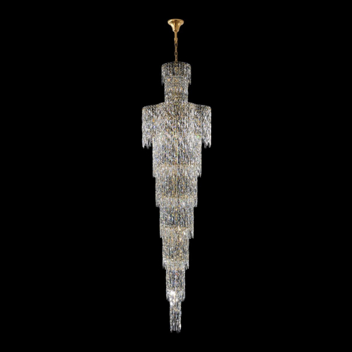 Каскадная люстра Crystal Lux ABRIL SP28 GOLD изображение в интернет-магазине Cramer Light фото 2