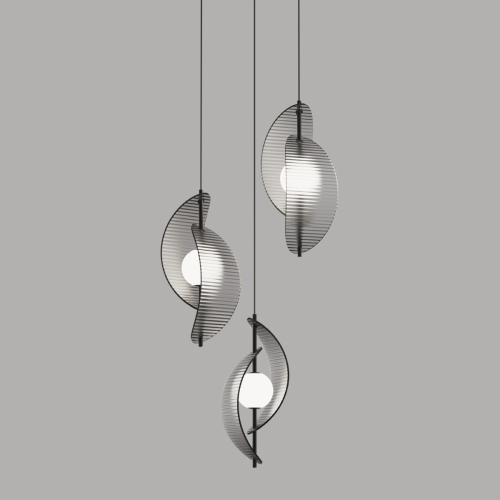 Подвесной светильник Delight Collection MD24030035-3A black/smoky изображение в интернет-магазине Cramer Light