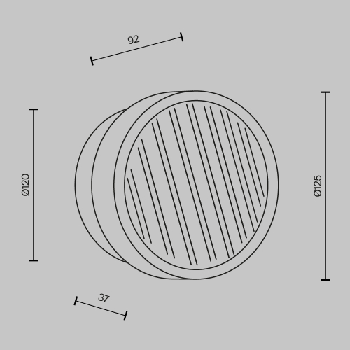 Настенный светильник Maytoni Olo MOD493WL-L6BSK1 изображение в интернет-магазине Cramer Light фото 4