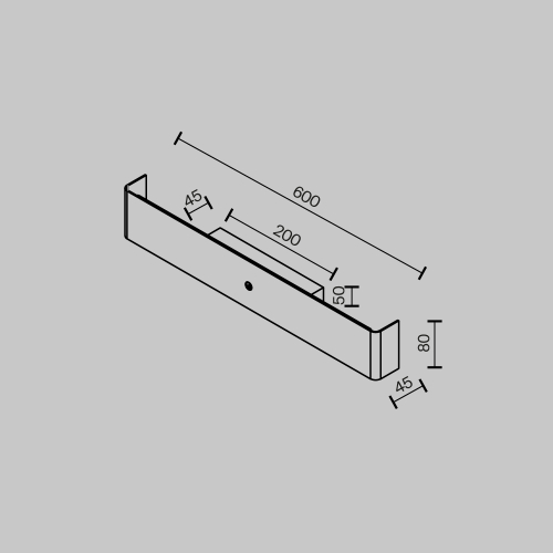 Настенный светильник Maytoni Bracket MOD492WL-L12BK изображение в интернет-магазине Cramer Light фото 6