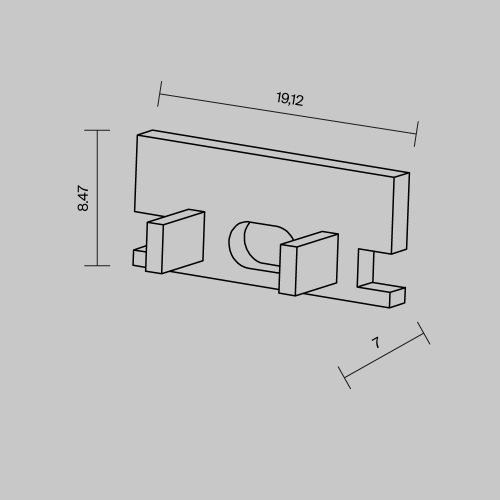 Комплект заглушек (2 шт.) Maytoni 642009 изображение в интернет-магазине Cramer Light фото 6