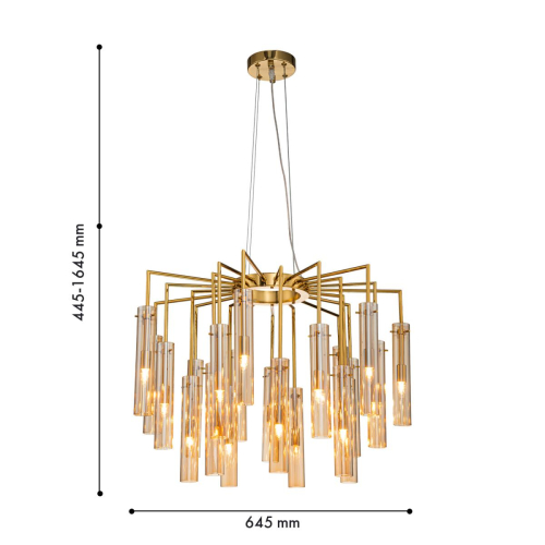 Подвесная люстра Favourite Orgel 4500-21P изображение в интернет-магазине Cramer Light фото 5