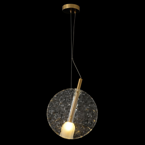 Подвесной светильник Crystal Lux FROZEN SP1 BRASS изображение в интернет-магазине Cramer Light фото 7