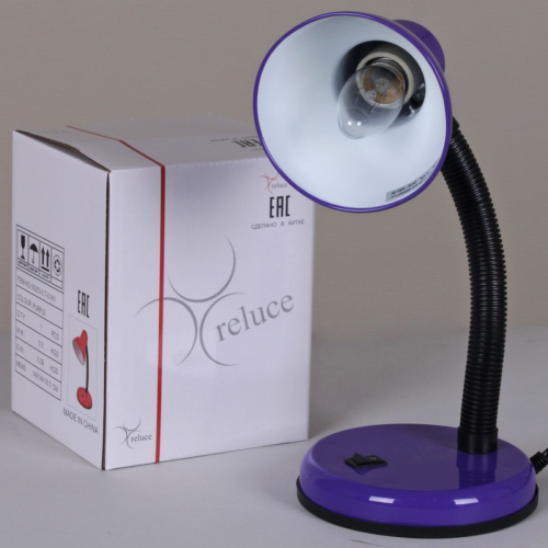 Настольная лампа Reluce 00203-0.7-01 PURPLE изображение в интернет-магазине Cramer Light фото 3