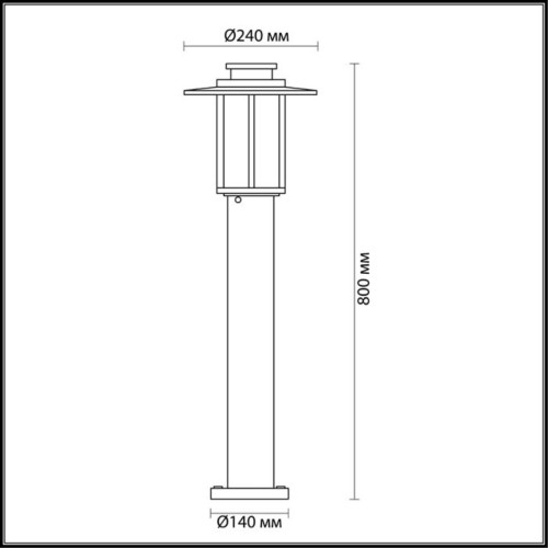 Уличный светильник Odeon Light Mito 4047/1F дополнительное фото фото 3