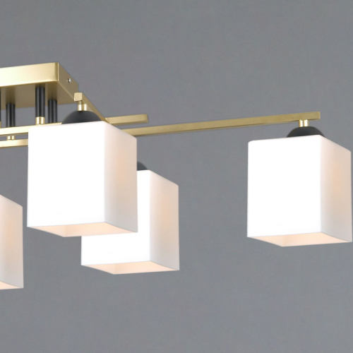 Потолочная люстра Illumico IL0617-6CSQ-25 GD NAPLES изображение в интернет-магазине Cramer Light фото 3