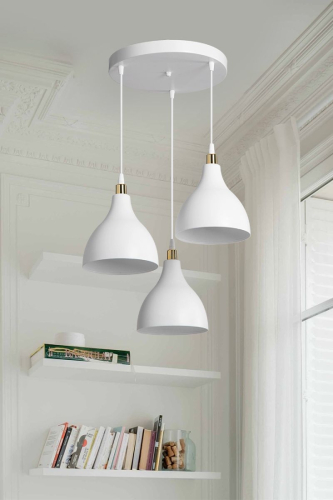 Подвесной светильник Toplight Marjory TL1615H-03WH изображение в интернет-магазине Cramer Light фото 3