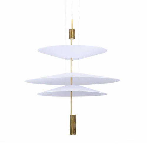 Подвесной светильник Delight Collection 9221P/S gold/white изображение в интернет-магазине Cramer Light