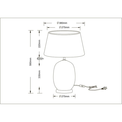 Настольная лампа Arte Lamp Sarin A4061LT-1PB изображение в интернет-магазине Cramer Light фото 4