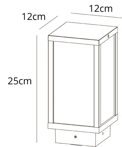 Ландшафтный светильник Arte Lamp Pot A1631FN-1BK дополнительное фото фото 3