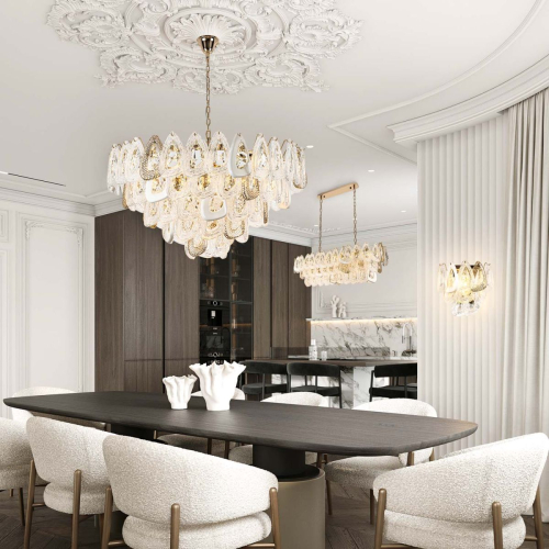 Подвесная люстра Modelux ML.6775.600 GD изображение в интернет-магазине Cramer Light фото 2