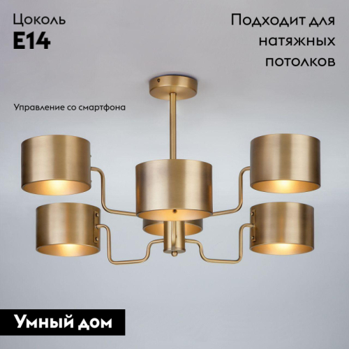 Потолочная люстра Bogates Pallada 293/6 Smart 00000082832 изображение в интернет-магазине Cramer Light фото 2