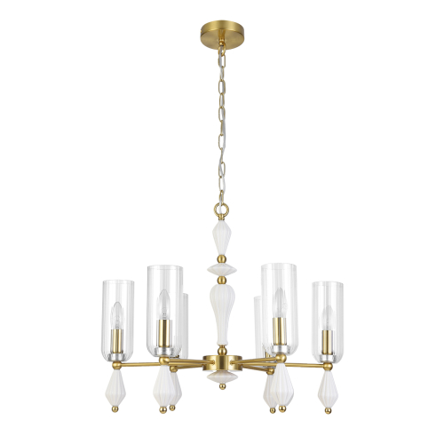 Подвесная люстра Lumion Neoclassi Galana 8428/6 изображение в интернет-магазине Cramer Light