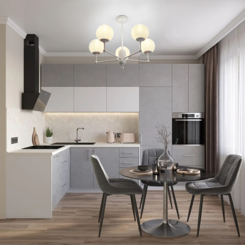 Люстра на штанге Freya Aris FR5565PL-05W изображение в интернет-магазине Cramer Light фото 9