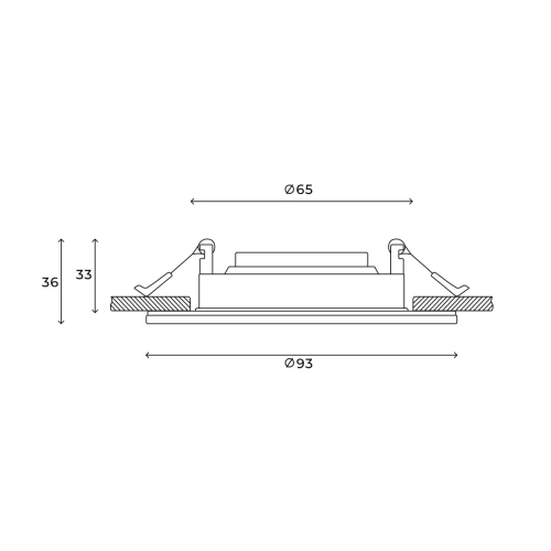 Встраиваемый светильник Hesby Lighting Aqua Breeze HSBL_0134 изображение в интернет-магазине Cramer Light фото 2