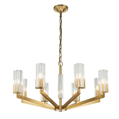 Подвесная люстра Belfast Malone 6035-8 BR CL изображение в интернет-магазине Cramer Light фото 4