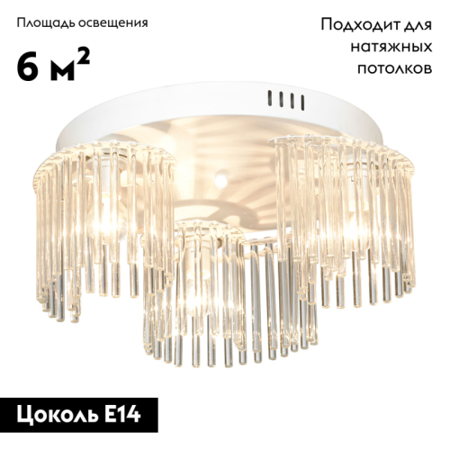 Потолочная люстра Lussole LSP-8419 изображение в интернет-магазине Cramer Light фото 2