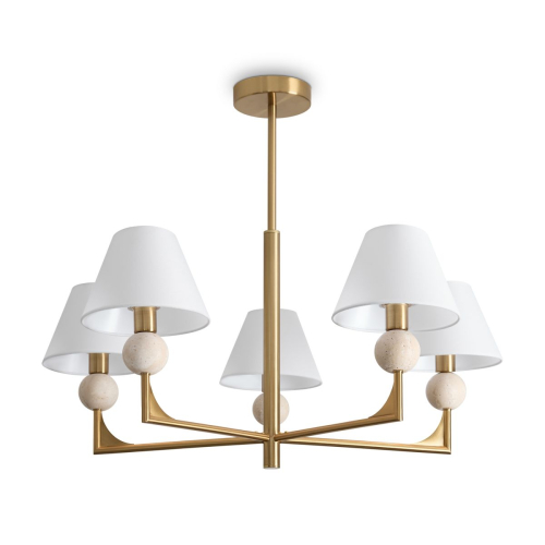 Люстра на штанге Freya Riley FR2043CL-05BS изображение в интернет-магазине Cramer Light фото 3
