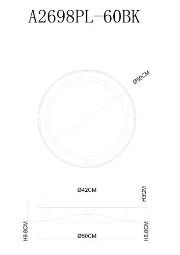 Потолочный светильник Arte Lamp Sualocin A2698PL-60BK изображение в интернет-магазине Cramer Light фото 2