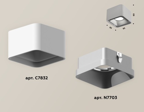 Накладной светильник Ambrella Light Techno XS7832003 (C7832, N7703) изображение в интернет-магазине Cramer Light фото 2