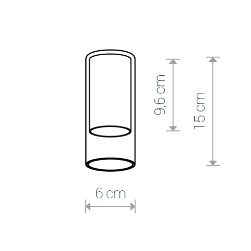 Плафон Nowodvorski Cameleon Cylinder S 8544 изображение в интернет-магазине Cramer Light фото 2