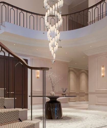 Каскадная люстра Cloyd Argana 11240 изображение в интернет-магазине Cramer Light фото 3