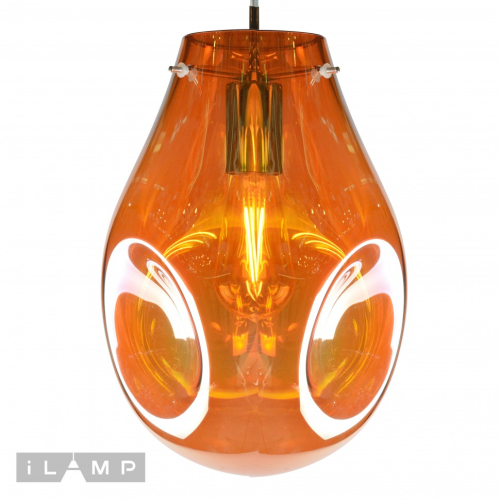 Подвесной светильник iLamp Pear 8827/1P TEA изображение в интернет-магазине Cramer Light фото 2