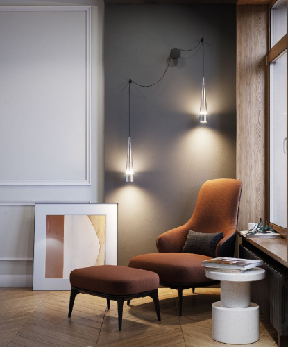 Настенный светильник Maytoni Sintesi P090WL-L24CH3K изображение в интернет-магазине Cramer Light фото 10