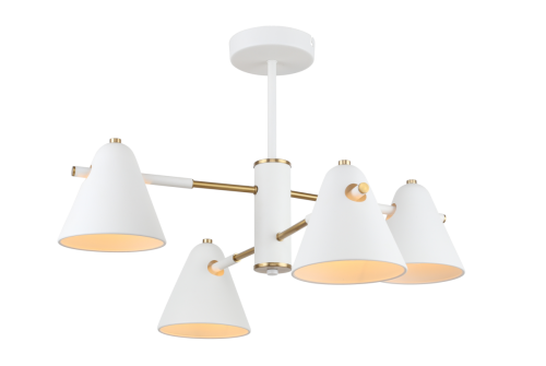 Люстра на штанге Freya Cozy FR5211PL-04W изображение в интернет-магазине Cramer Light фото 12