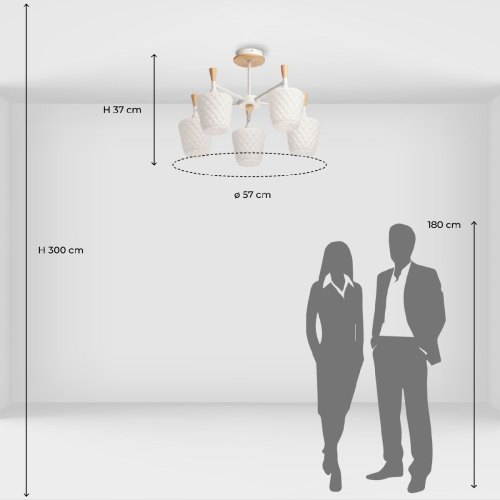 Люстра на штанге De Markt Дэла 635015105 изображение в интернет-магазине Cramer Light фото 10