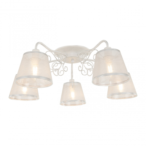 Потолочная люстра Arte Milano 341120/5 WT+SL изображение в интернет-магазине Cramer Light фото 4