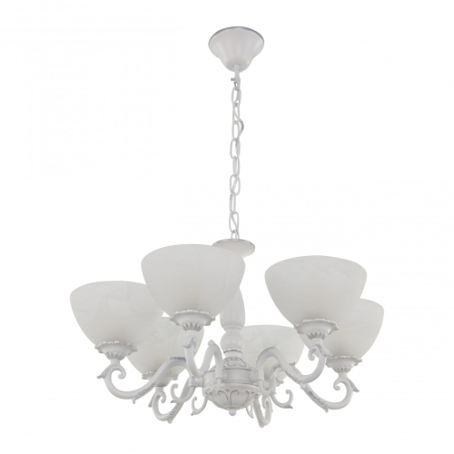 Подвесная люстра Arte Milano 340518/6 WT+SL изображение в интернет-магазине Cramer Light фото 4