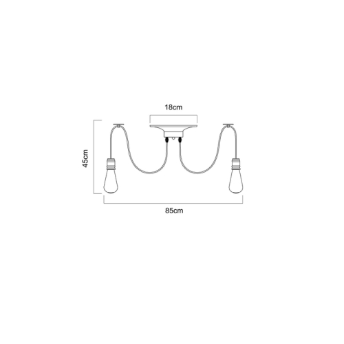 Подвесная люстра Arte Lamp Mazzetto A4290SP-7BK изображение в интернет-магазине Cramer Light фото 4
