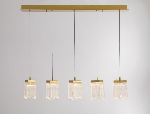 Подвесной светильник Delight Collection MD25020403-5B2 Satin gold изображение в интернет-магазине Cramer Light фото 2
