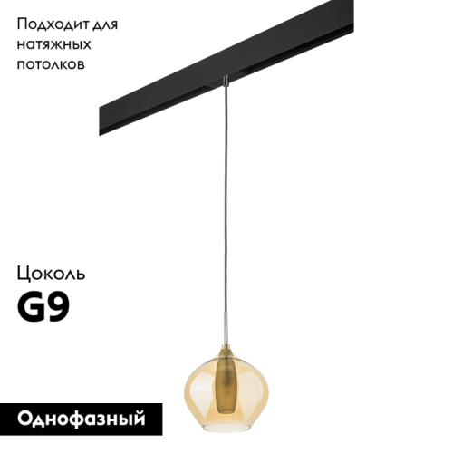 Трековый светильник Lightstar Pentola PRO803043 (803043+595007) изображение в интернет-магазине Cramer Light фото 2