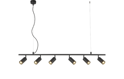 Подвесной светильник Crystal Lux RIVO SP6 L1200 BL изображение в интернет-магазине Cramer Light фото 2