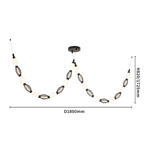 Подвесная люстра Favourite Perler 4560-2PC изображение в интернет-магазине Cramer Light фото 9