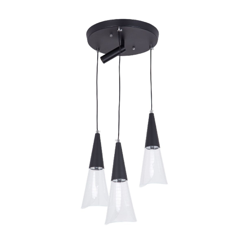 Подвесной светильник LED4U L7106-4 BK изображение в интернет-магазине Cramer Light