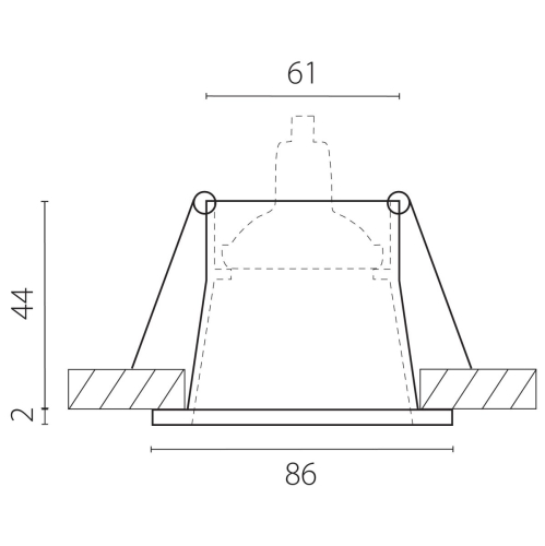 Встраиваемый светильник MR16 Lightstar Levigo Base 010057 изображение в интернет-магазине Cramer Light фото 3