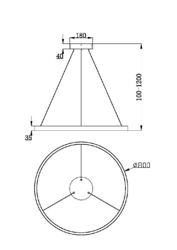 Подвесной светильник Maytoni Rim MOD058PL-L42BSK изображение в интернет-магазине Cramer Light фото 4