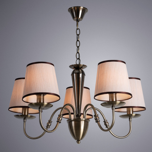 Подвесная люстра Arte Lamp Fiona A3227LM-5AB изображение в интернет-магазине Cramer Light фото 4