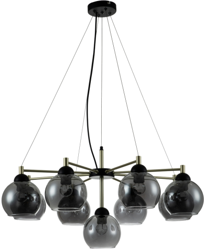 Подвесная люстра Indigo Grappoli 11029/9P Black V000217 изображение в интернет-магазине Cramer Light