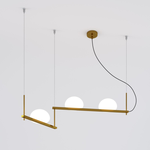 Подвесной светильник Eurosvet Stair 70145/3 латунь a061372 изображение в интернет-магазине Cramer Light фото 2