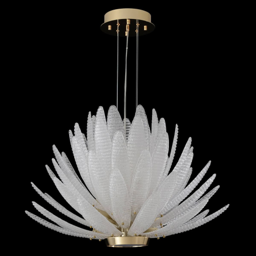 Подвесная люстра Crystal Lux ARTICHOKE SP8+1 GOLD изображение в интернет-магазине Cramer Light фото 2